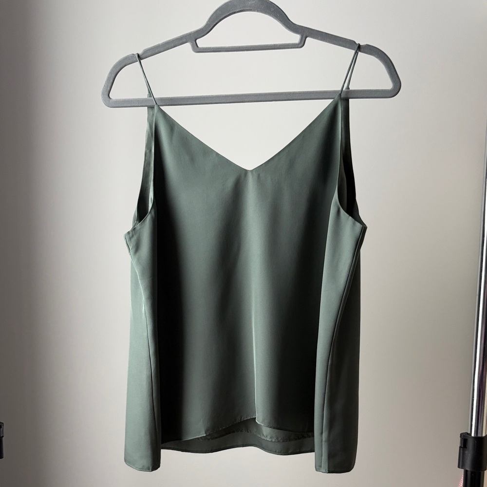 100% Silk V-Neck Cami Top